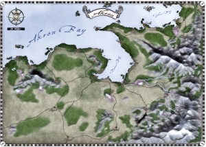 Map of the Kingdom of Akron.