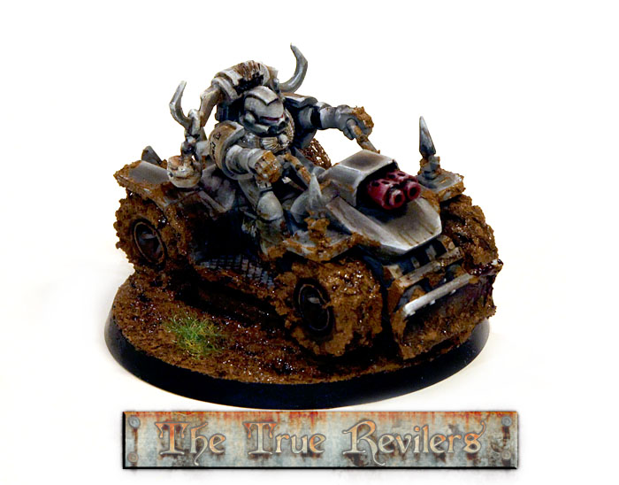 The front small dozer blade was a left over piece ... comes from the Ramshackle Games' wide range of pieces if I recall correctly.