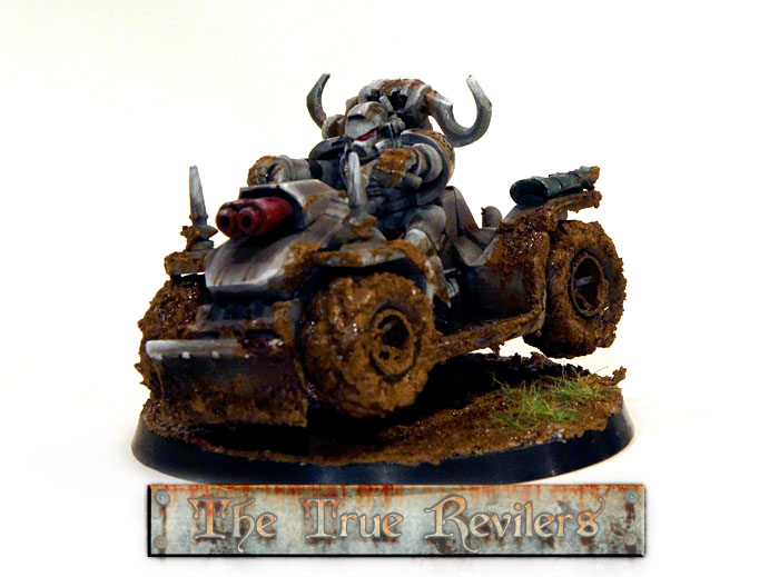 I  posed the bike in such a way that only one tire touches the ground.